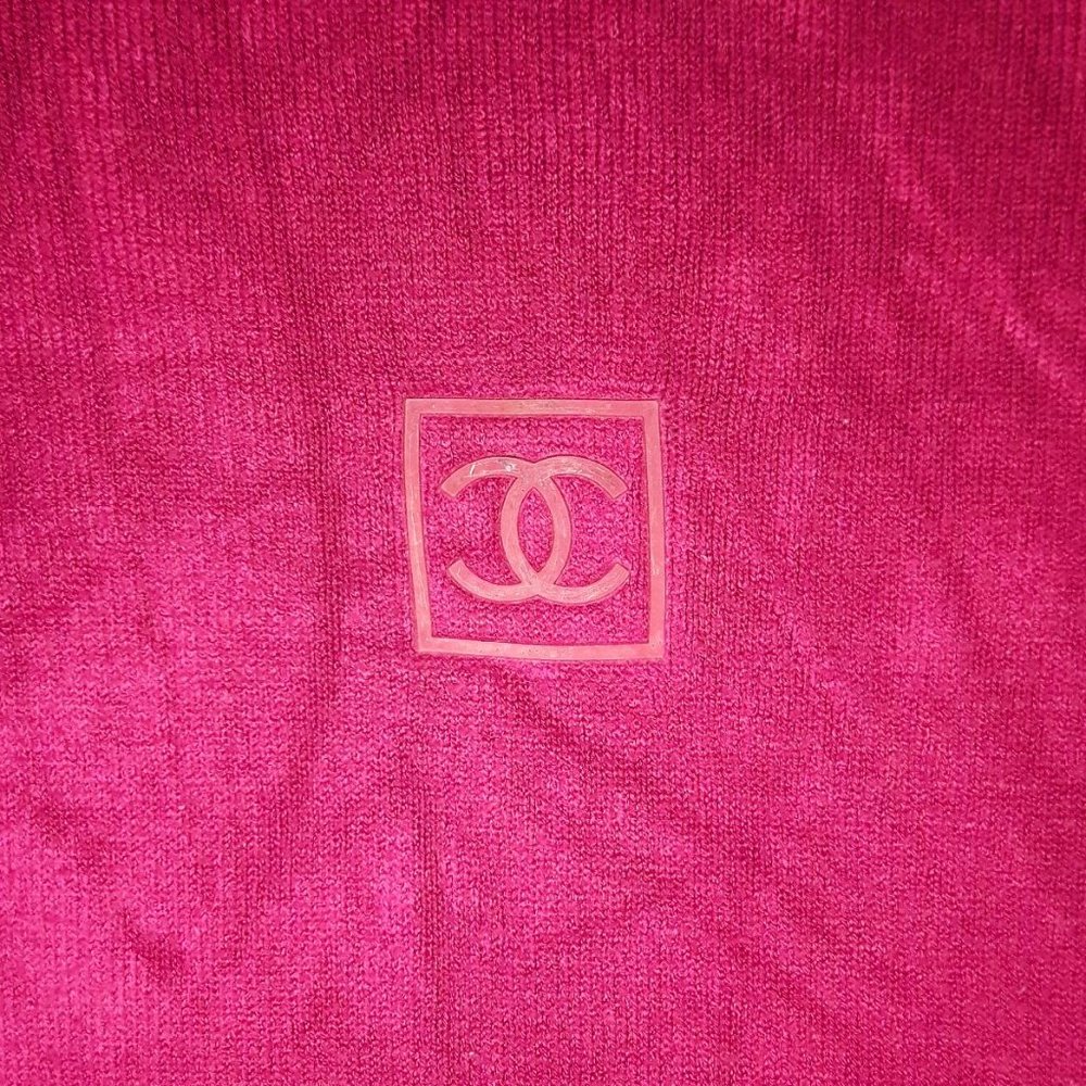 🔥Fitted Pink Fuchsia Knit Turtleneck Ribbed.